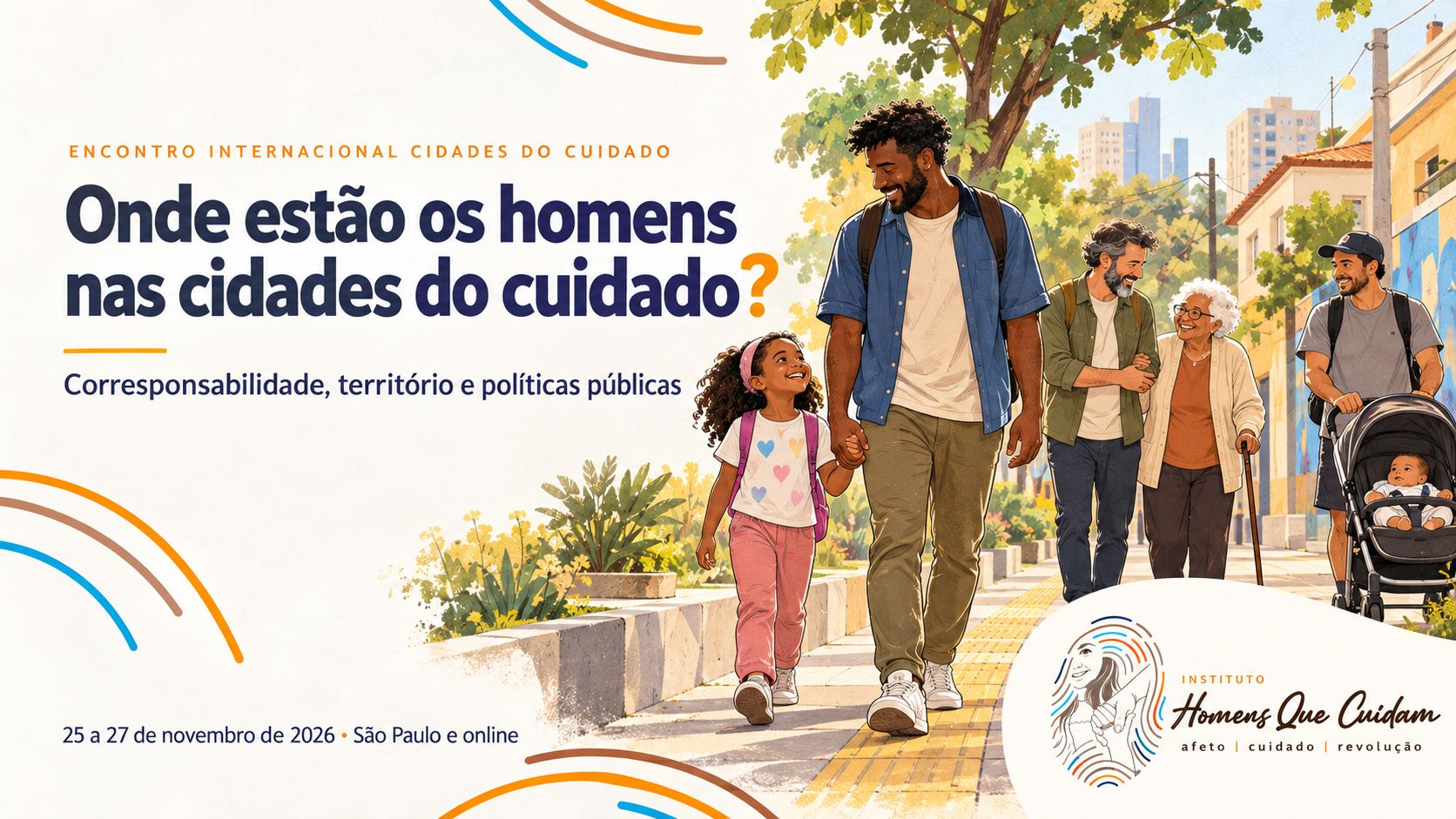 Onde estão os homens nas cidades do cuidado?